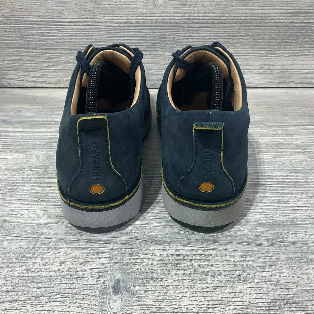 Samuel Hubbard Mens Size 10 M US M1100-016 Lace Up Navy Nubuck Leather Shoes